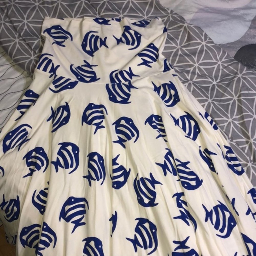 Strapless Fish dress